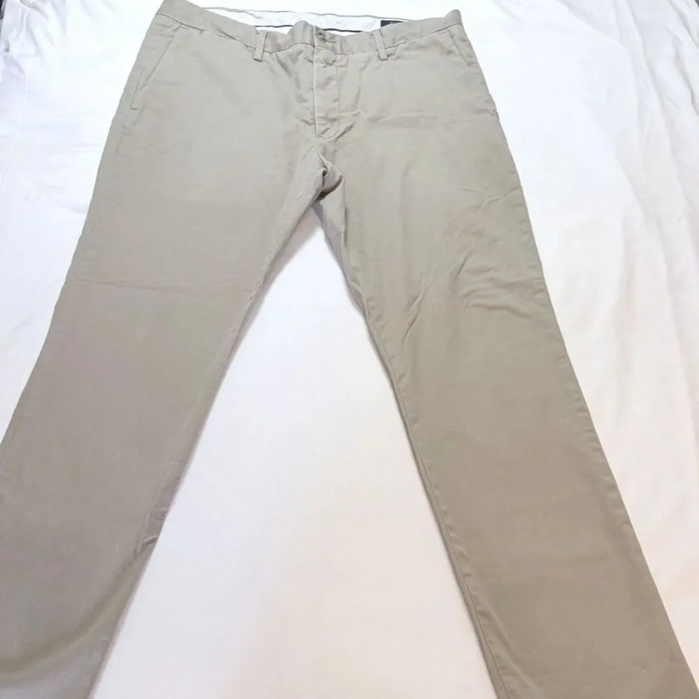 Polo Ralph Lauren Men’s 36x32 Khaki Stretch Slim Fit Pants Chino Beige